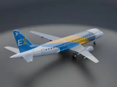 Embraer E175 Home Livery 3D model