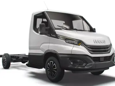 Iveco Daily Single Cab L3 Chassis 2022 3D model