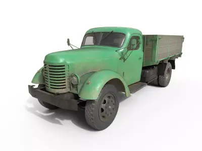 ZiS 150 Low-poly 3D model