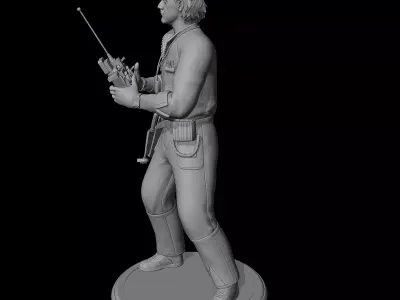 Doc Brown  Retro Sci-Fi STL 3D Print Collectible 3D print model