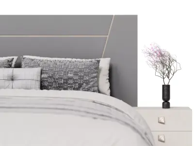 Bed 29 Free low-poly 3D model