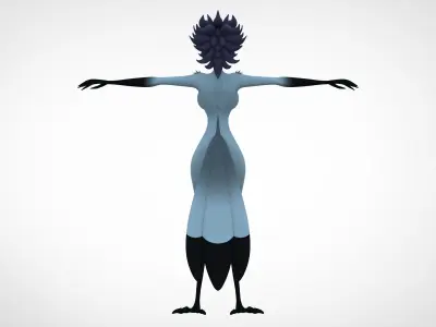 Fem Stolas 3D model