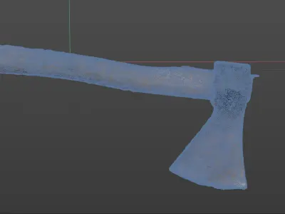 Axe rusty 3D model