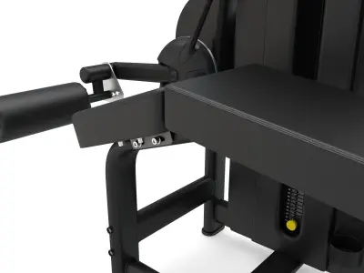 Technogym - Selectorised - Prone Leg Curl 3D model