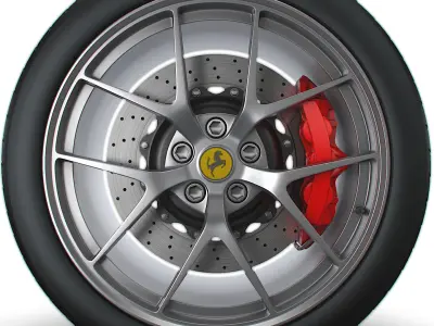 Ferrari OEM F12 wheel 3D model