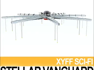 Stellar Vanguard Space Fighter  3D model