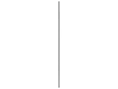 Bent Metal Crowbar with Red Handle 3D model