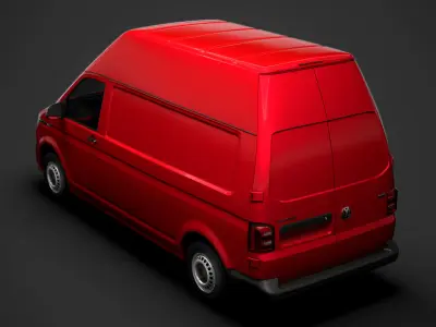 Volkswagen Transporter Van L2H3 T61 2020 3D model