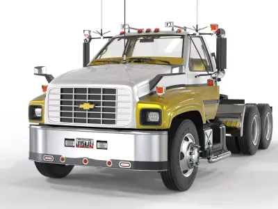 truck shot chevrolet kodiak 2006 3D model