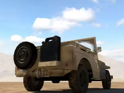 Jeep KM Free 3D model