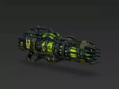 Venom Strike Gun 3D model