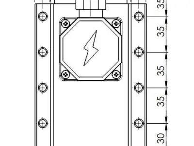 CNC Spindle 1500W Air Cooling 3D model