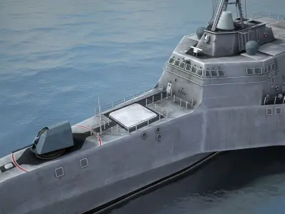 USS Independence LCS-2 ship 3D model