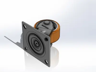 Rodizio Schioppa GM 42 PE Wheel 3D model