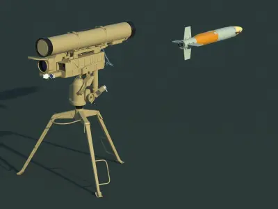 9M133 Kornet 3D model
