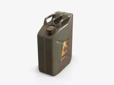 Jerrycan Asset 03 Low-poly 3D model