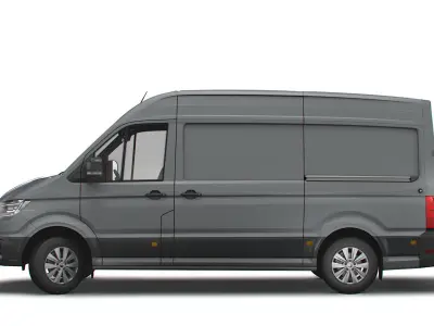 Volkswagen Crafter MWB Trendline UK-spec 2020 3D model