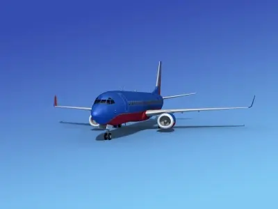 Boeing 737-800 Southwest Airlines 3D model