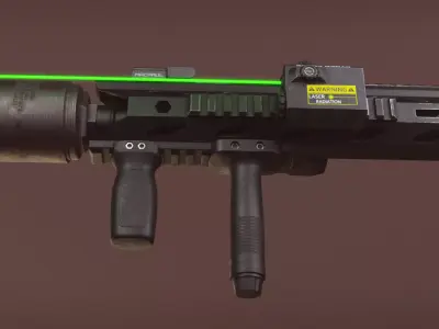 AR15 - Modular Pack Low-poly 3D model