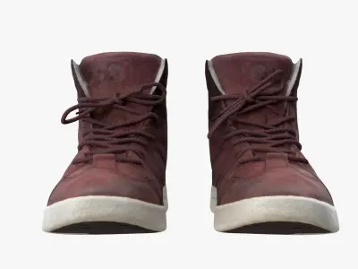 Old High Top Sneakers 3D model