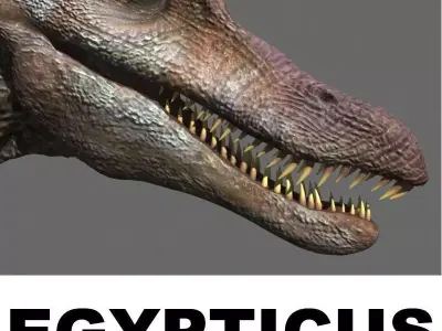 EGYPTICUS spinosaur dinosaur - 3d model 3D model