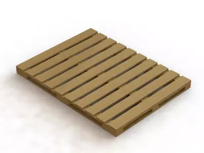 Wooden Pallet de Madeira 3D model