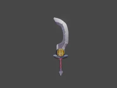Zeloeman Sword A 52 Low-poly 3D model