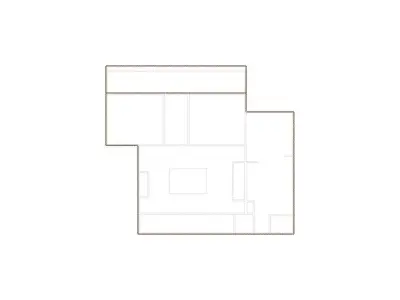 Simple Exterior Sketch by Interior - 2001-2500 SF - Xactimate 3D model