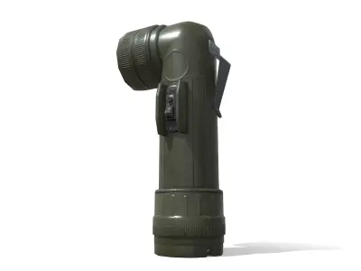 Fulton Flashlight Low-poly 3D model
