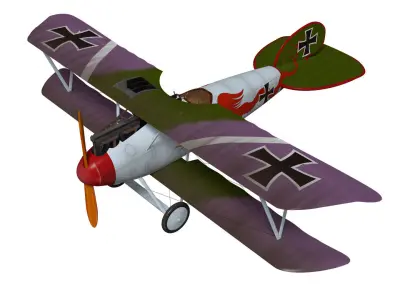 Albatros DV 3D model