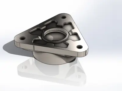 Base de Mancal de Rolamento SKF FNL 510 A Bearing Base 3D model