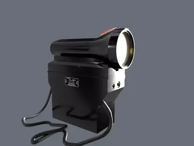 Battery lantern  FAS-4 Low-poly 3D model