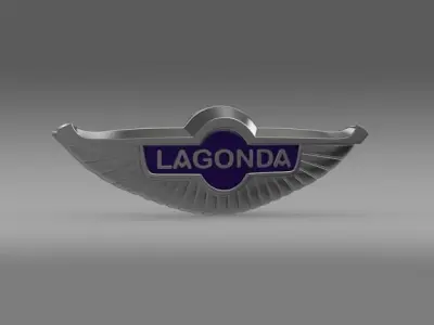 Lagonda 3d logo 3D model