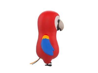 Character066 Parrot 3D model