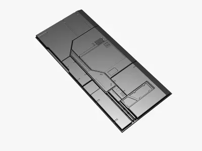 Sci-fi panel 10 3D model