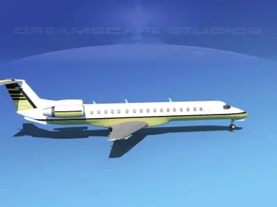 Embraer ERJ-145 Corporate 1 3D model