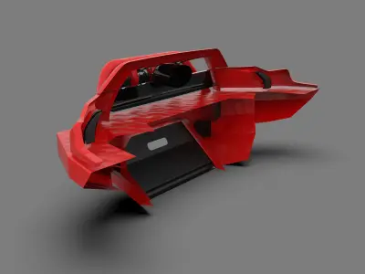 Generic Metal Bumper for Toyota 4Runner 3D model