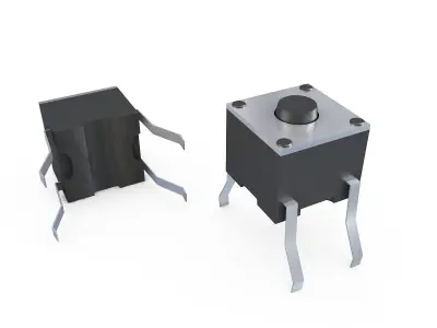 Tactile Push Button 3D model