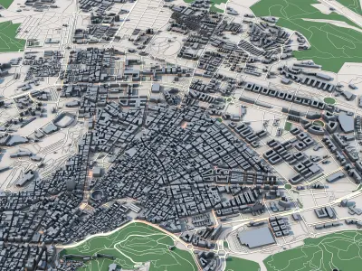 Alicante City Spain 3D model