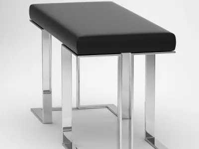 Piano Bench Free 3D model