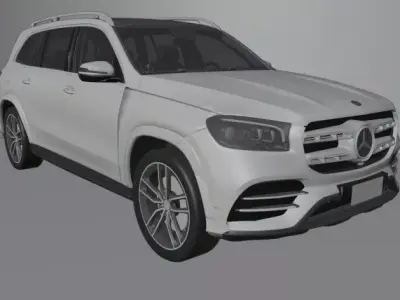 Mercedes Benz GLS 580 2020 3D model purchase