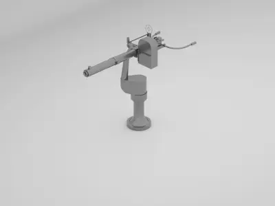 12 7mm Browning Machine Gun 50 cal 3D model
