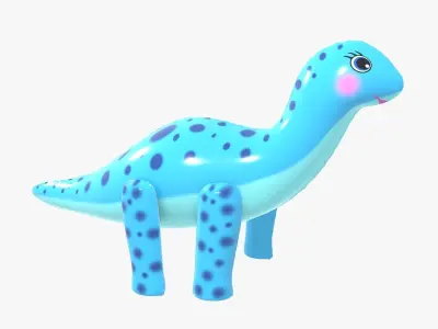Inflatable Dinosaur Toy  3D model