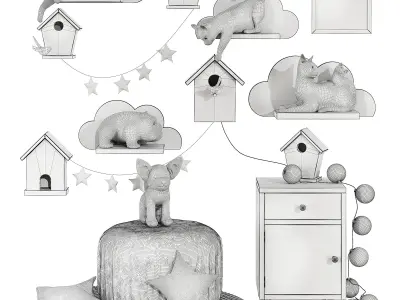 Children set 17 3D model