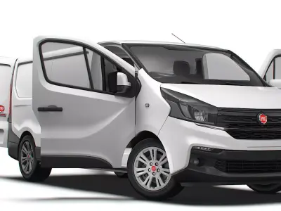 Fiat Talento Van L2H1 HQInterior 2021 UKspec 3D model