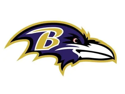 Ravens logo 3D model