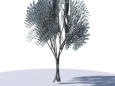 Cartoon tree S2Av3 Free 3D model