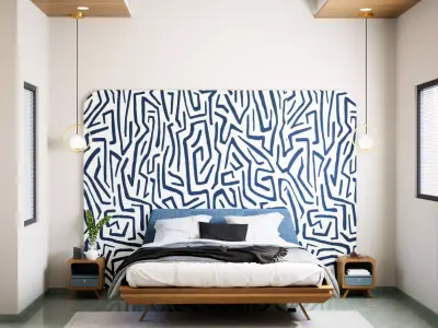 Modern Bedrooms interiors Free 3D model