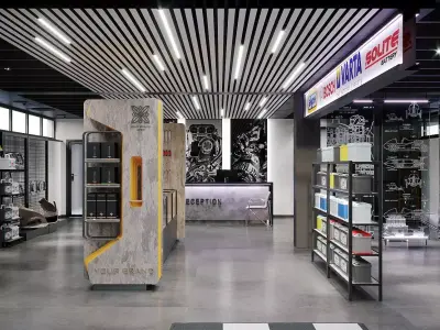 Auto parts store 3D model