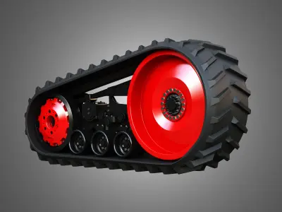 Crawlers - MT900 Tractor 3D model